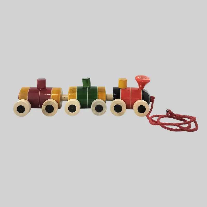 Pull Train Wooden Toy 11 In 1
