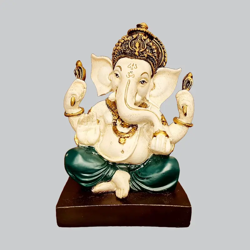 Resin Sitting Ganesha 6 In 1