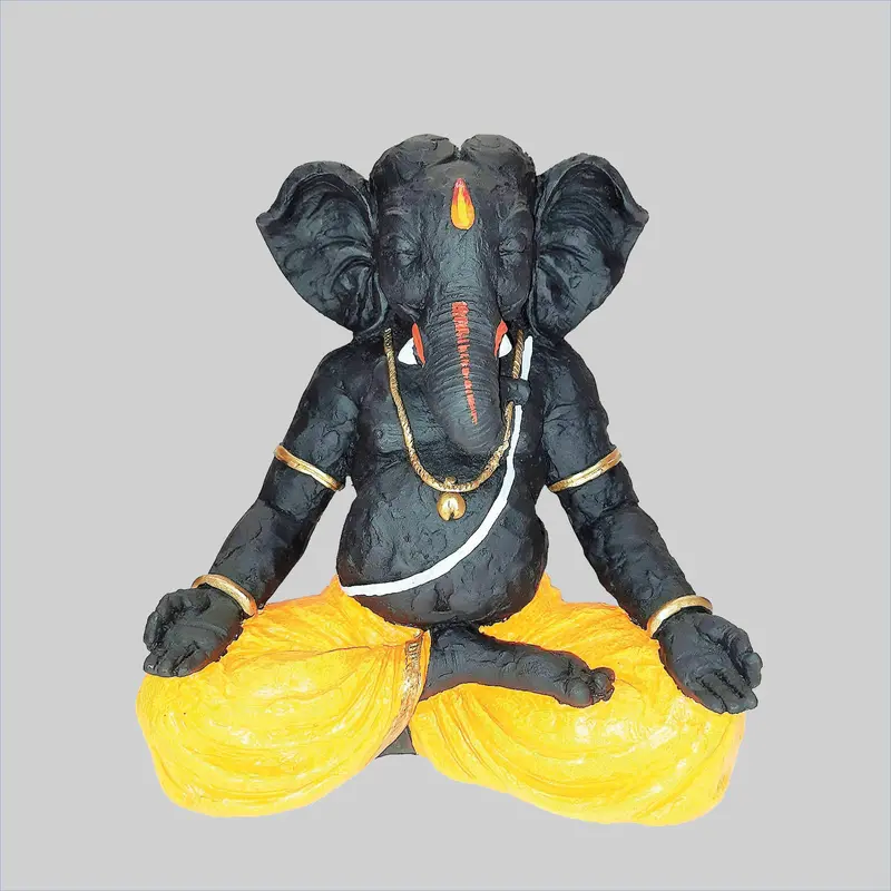 Resin Sitting Ganesha 9 In 1