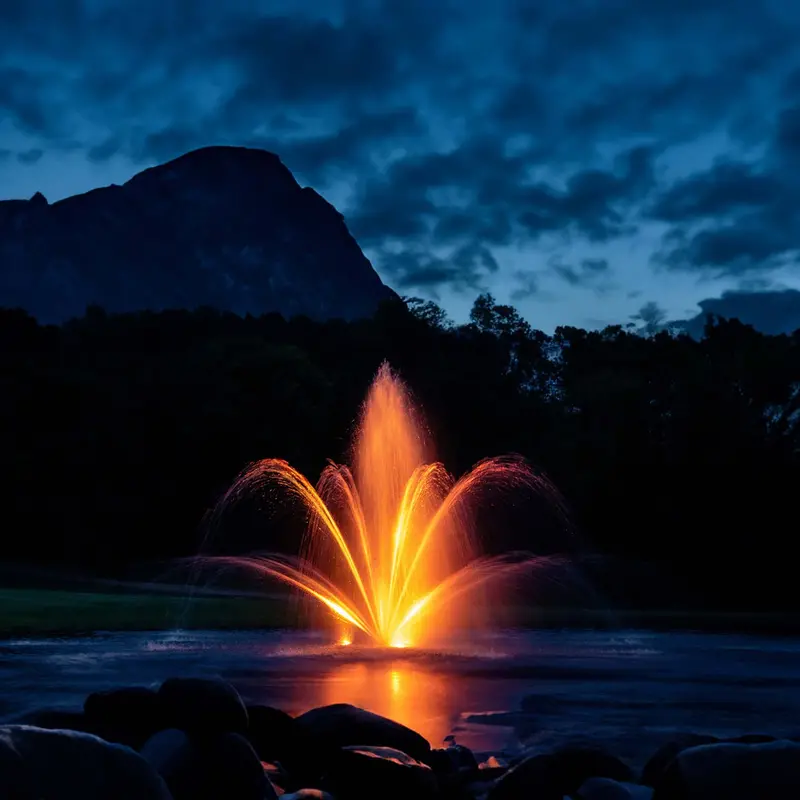 Rgb - 6 Light Kit (Light Kit Only) Kasco Color Changing Rgb Fountain Lighting 1