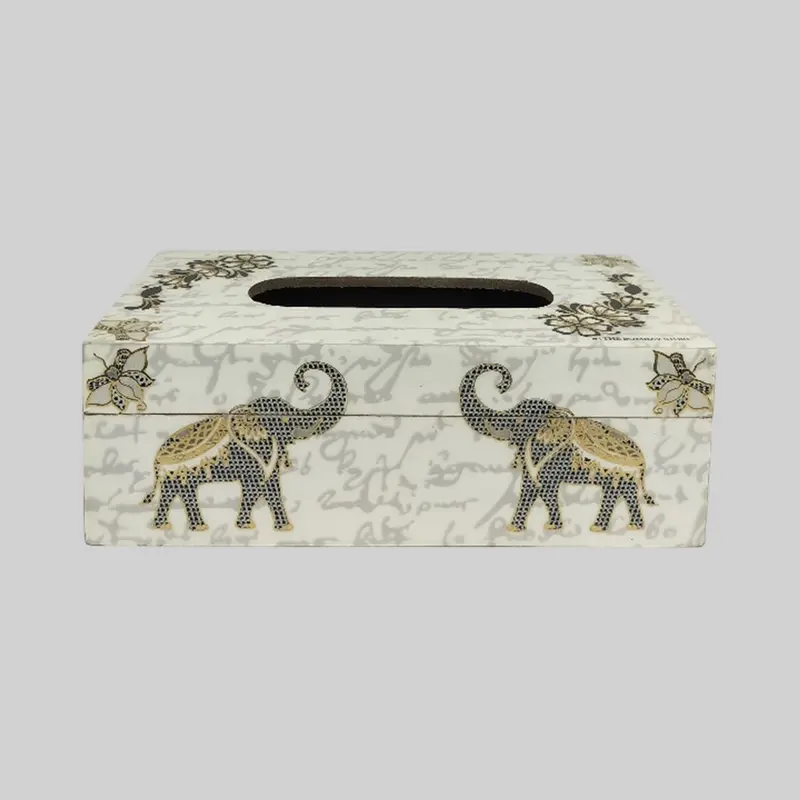 Royal Elephant Tissue Box Holder 1