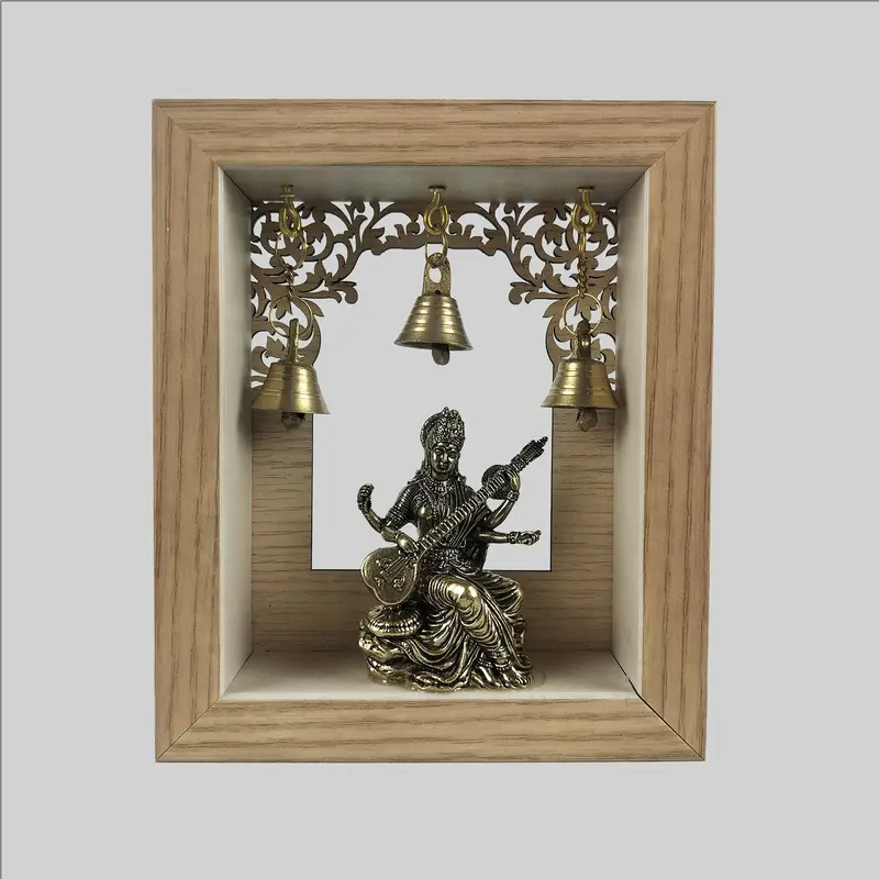 Sarswati Temple Frame 6.5 In X 5.5 In 1