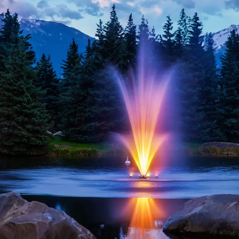 Scott Aerator Amherst Pond Fountain 1