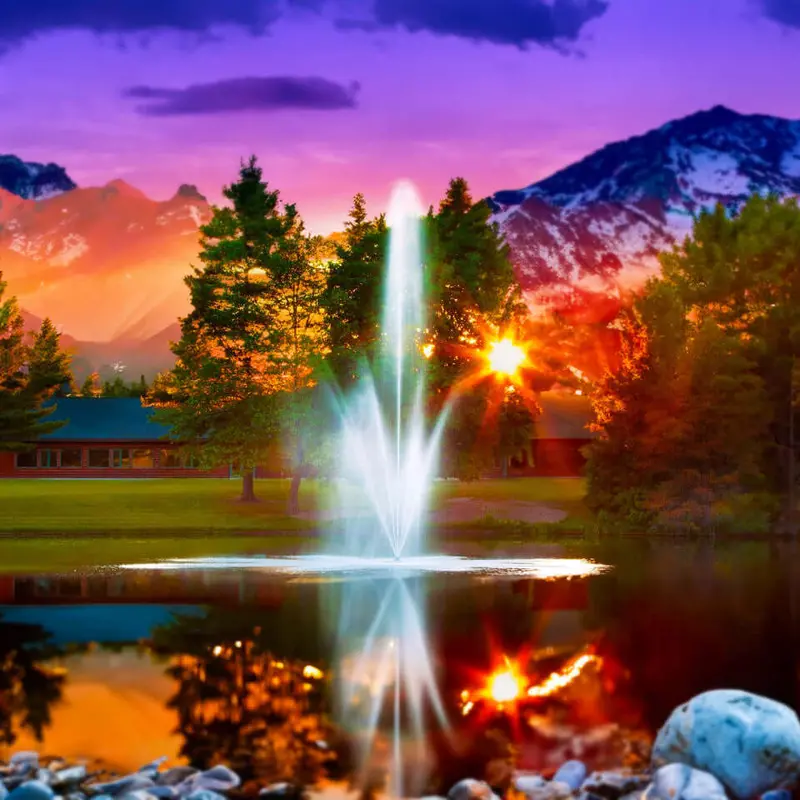 Scott Aerator Atriarch Pond Fountain 1