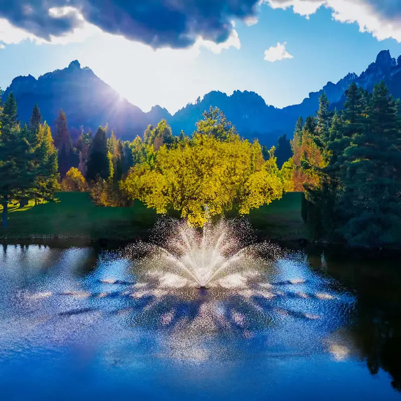 Scott Aerator Great Lakes Pond Fountain 1
