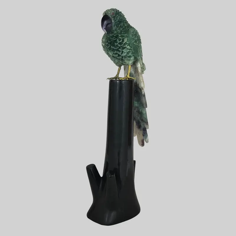Semi Precious Stone Parrot 18 In 1