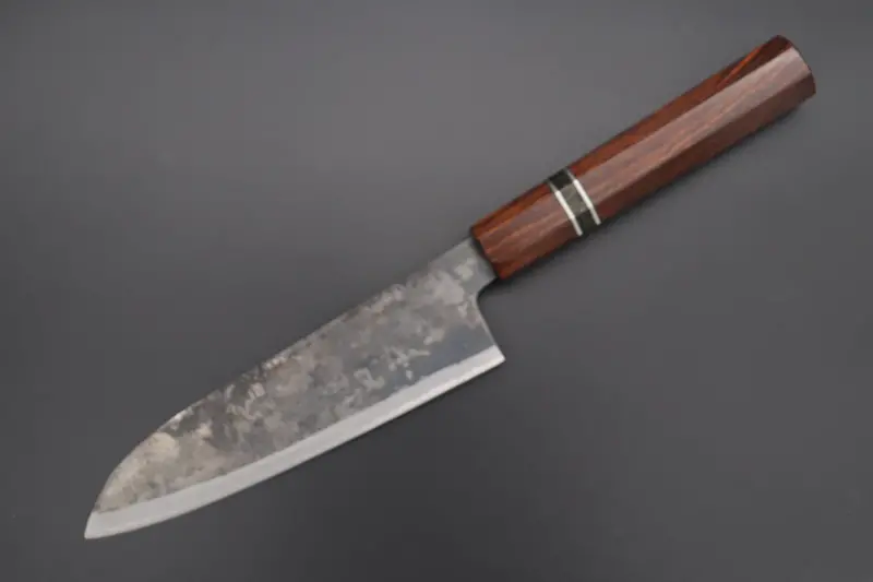Shirou-Kunimitsu White Steel No.2 Kurouchi Series Special Edition Sk-2Sp49 Wa Santoku 180Mm (7 Inch) 1