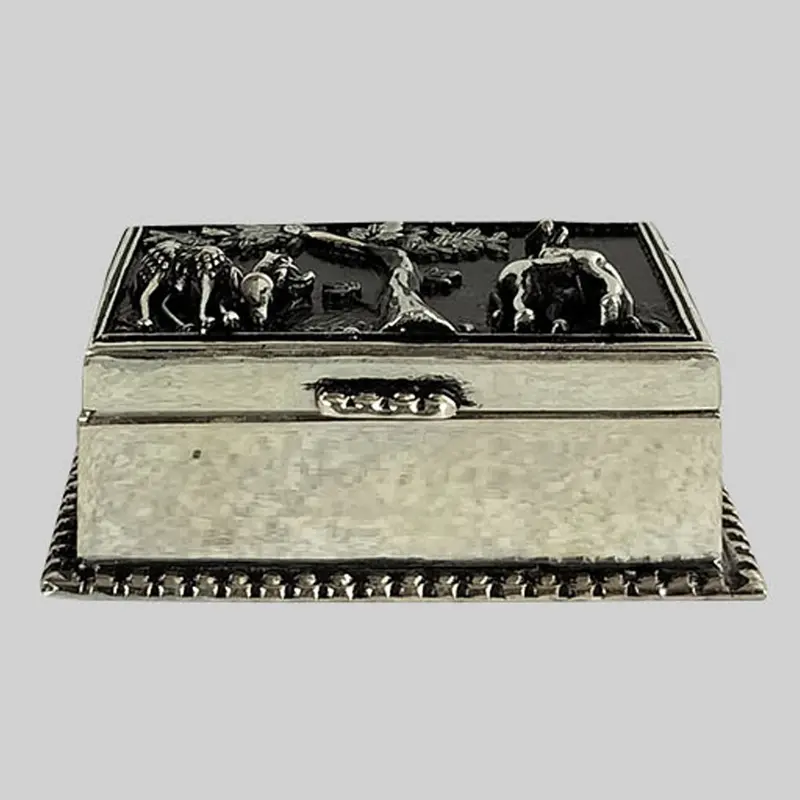 Silver (92.5) Dabi With Antique Finish 104 Gm 1