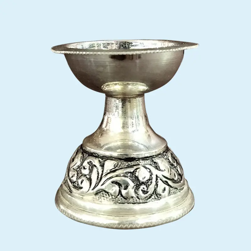 Silver (92.5) Engraved Deepak 37 Gm 1