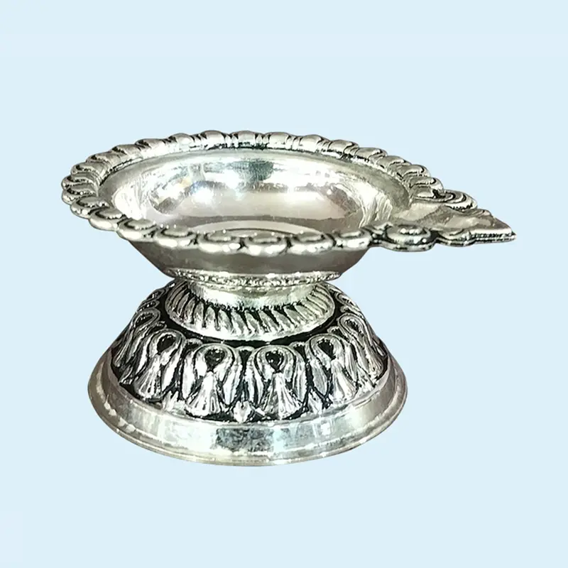 Silver (92.5) Engraved Deepak 57 Gm 1