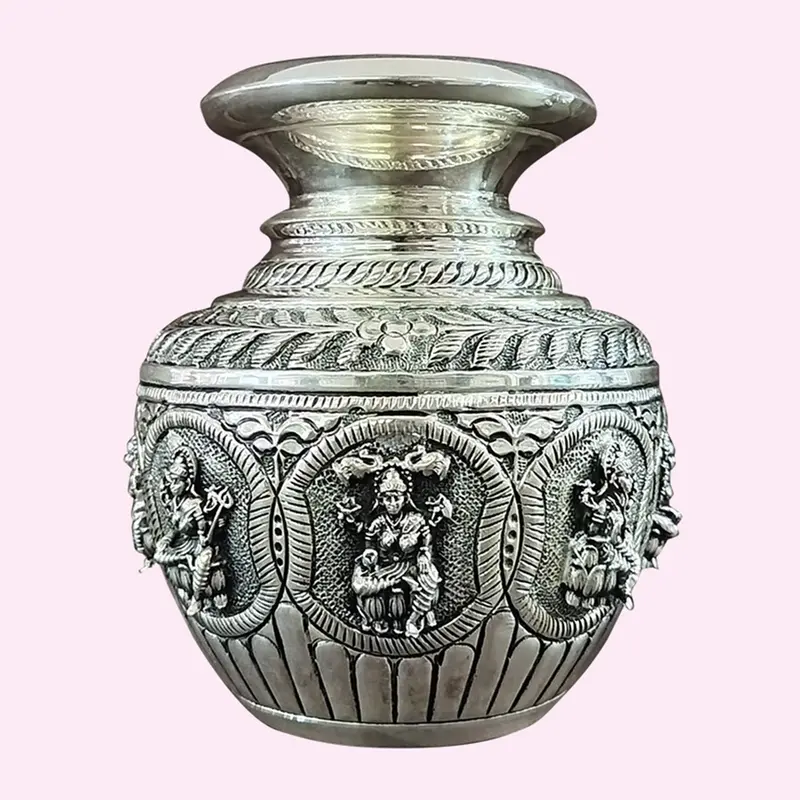 Silver (92.5) Kalash With Engraving 375 Gm 1