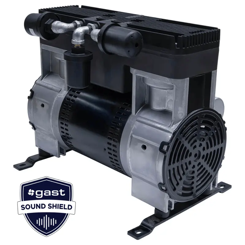 Stratus 2 Hp Src Series High Pressure Dual Rocking Piston Compressor With Sound Shield 1