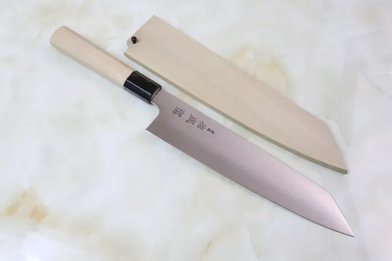 Sukenari Zdp-189 Wa Series Kiritsuke (210Mm To 270Mm, 3 Sizes, Octagonal Magnolia Wood Handle With Water Buffalo Horn Ferrule) 2