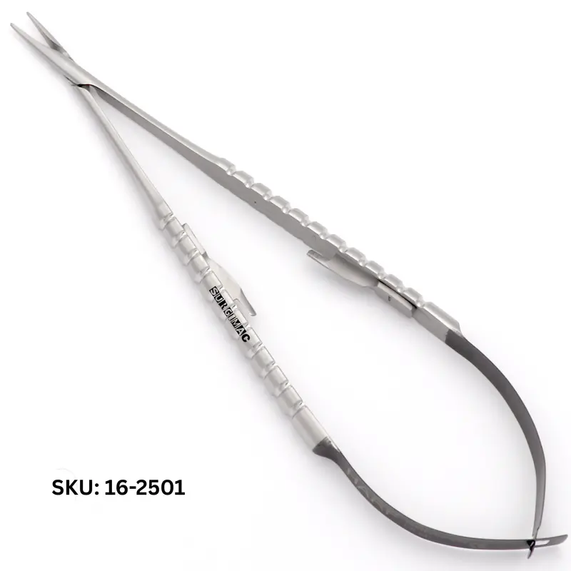 Surgimac Microsurgical Needle Holder, Straight, 18Cm, Stainless Steel, Air Series, 1/Pk 1