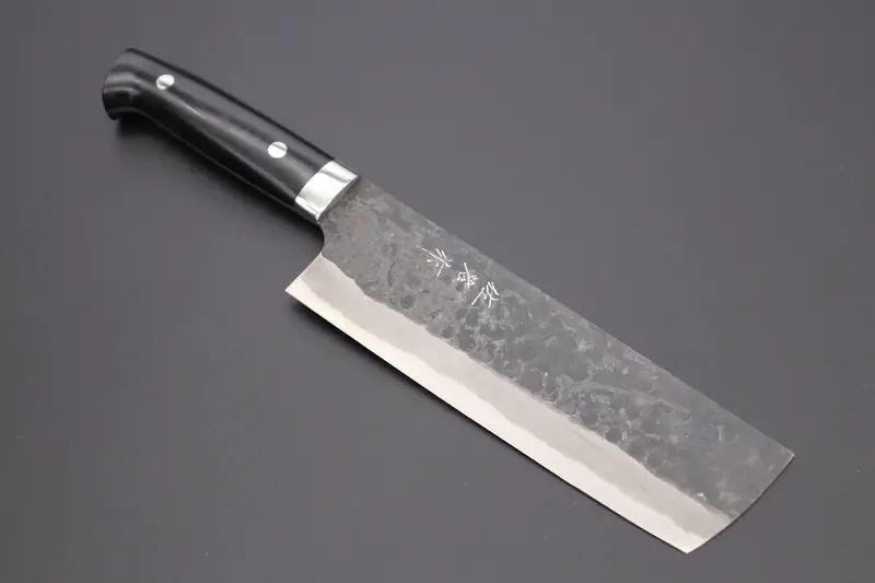 Takeshi Saji Aogami Super Custom Series Nakiri 165Mm (6.4 Inch, Linen Micarta Handle) 1