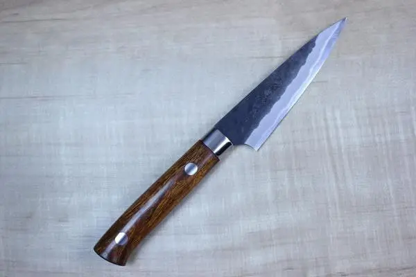 Takeshi Saji Aogami Super Custom Series Paring 90Mm (3.5 Inch, Ironwood Handle) 1