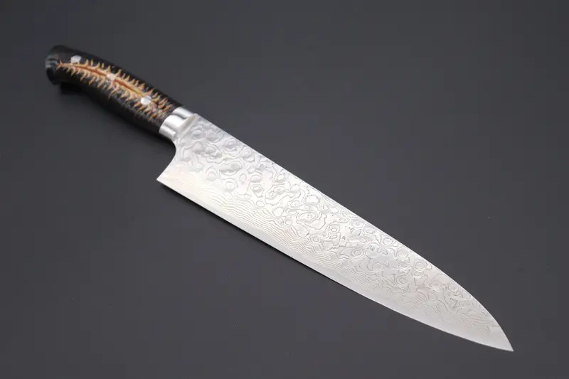 Takeshi Saji Summit ― Limited Edition Custom Series  Smt-496 R-2 Custom Damascus Gyuto 240Mm (9.4 Inch) 1