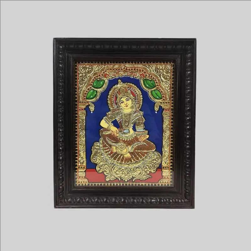 Tanjore Annapurna Painting (Frame) - 12 In X 15 In 1