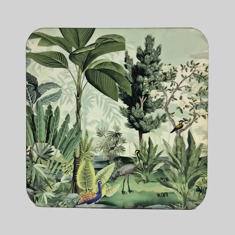 Tropical Square Coasters (Set Of 6) 1