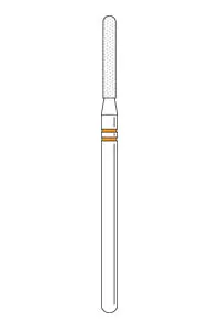 Tsztech #X590.12Z Round End Taper Coarse Grit Laboratory Hp Diamond Bur, Single 1