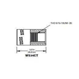 Tweco - Weldskill Ws34ct Nozzle Insulator - 1340-1126 1