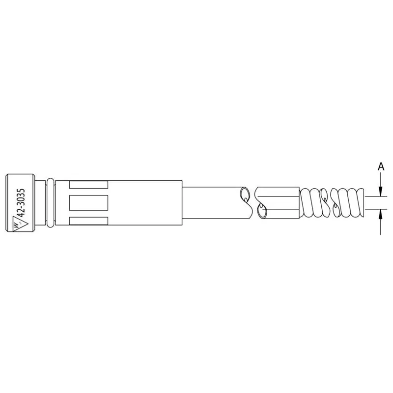Tweco - Weldskill Ws42-4045-15 Conduit Liner (040-045, 15Ft) Steel Wound - 1420-1141 1