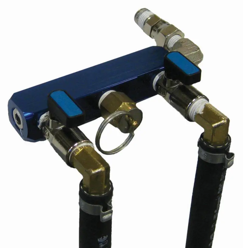 Valved Outlet Assembly (2 Outlets) Manifold 1