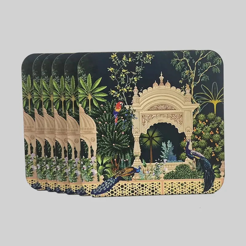 Vatika Square Coasters (Set Of 6) 1