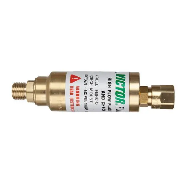 Victor Fbhc High Flow Torch Mount Flashback Arrestor- Oxygen 1