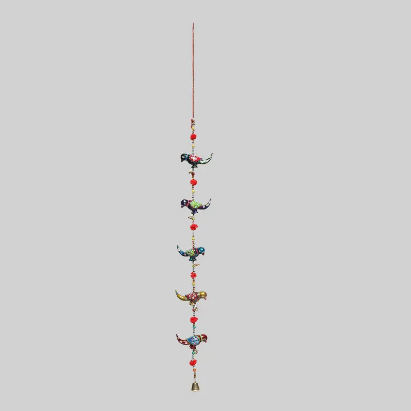Wall Hanging Lacquered Parrot 1