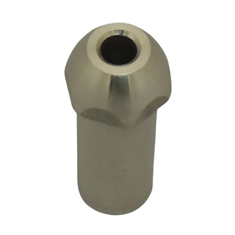 Western Steel Nipple: Recessed For 1/4" Od Tube, Cga-580 - Ss-15-8M1 1
