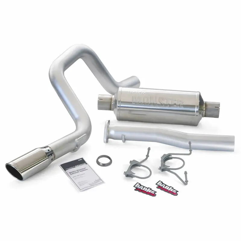 Banks Power 48141 Monster Exhaust System – Stainless Steel With Chrome Tip, Fits 2007–2014 Toyota 4Runner & Fj Cruiser (4.0L) 1