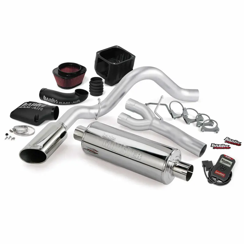 Banks Power Stinger Single-Exit Exhaust System With Stainless Chrome Tip For 2010 Chevy Silverado 5.3L Ccsb Ffv (Part #48046) 1