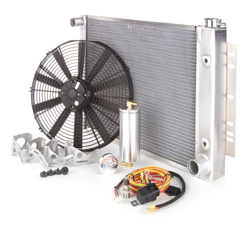 Be Cool Downflow Radiator Module – Factory-Fit Natural Finish For 1947–1954 Chevrolet/Gm Trucks & Suburbans 1