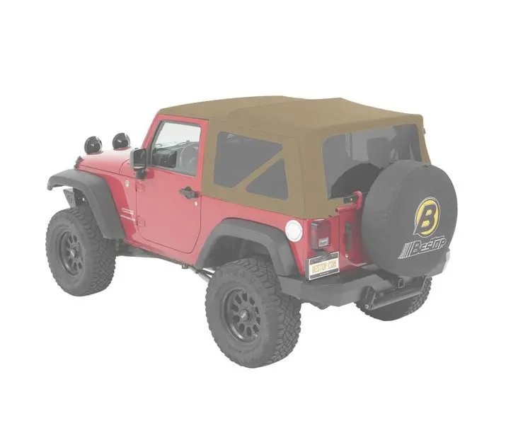 Bestop Supertop Soft Top For 2007–2018 Jeep Wrangler Jk 2-Door 1