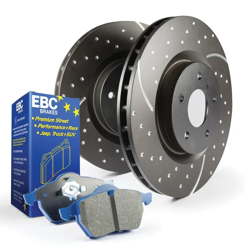 Ebc S6 Brake Kit – Bluestuff Pads With Gd Sport Rotors 1