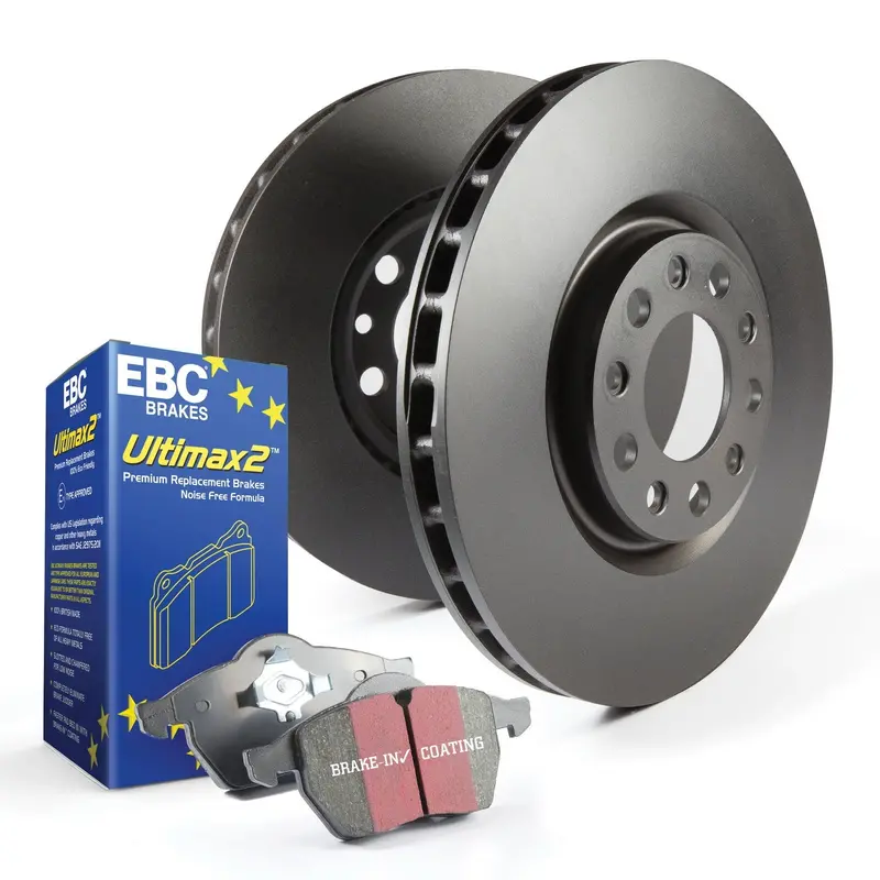 Ebc Ultimax S20 Brake Kit – Includes High-Performance Pads And Oem-Matched Rotors 1