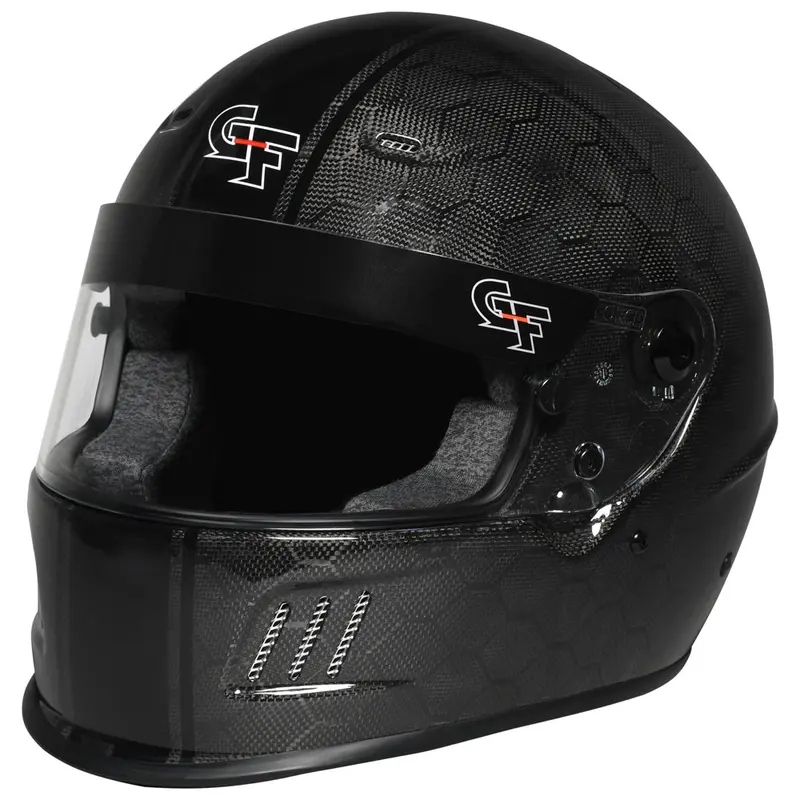 G-Force Rift Carbon Fiber Helmet – Sa2020 Certified, Medium Size, Matte Black 1