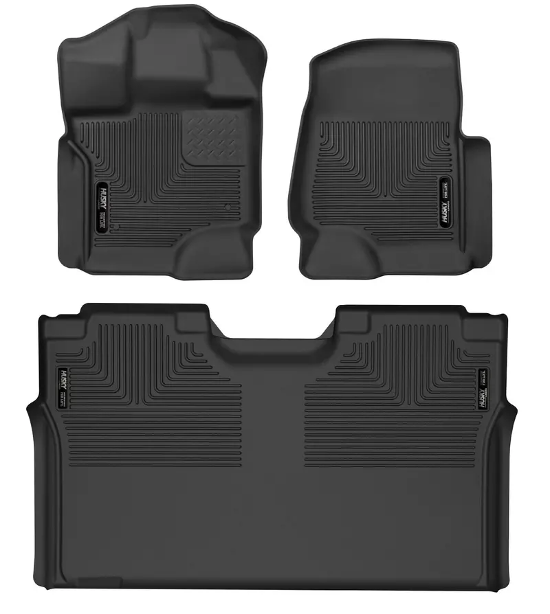 Husky Liners 94041 Floor Mat Set – Front & Second-Row Coverage, Custom-Fit All-Weather Protection 1