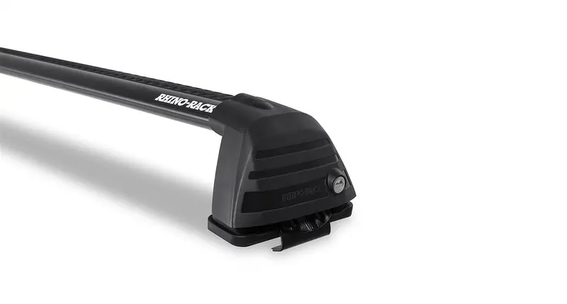 Rhino-Rack Vortex Roc25 Flush-Mount Roof Rack – Two-Bar System With Black Anodized Aluminum Crossbars 1