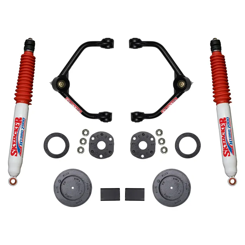 Skyjacker R1930Ph 3-Inch Suspension Lift Kit For 2019–2021 Ram 1500 – Includes Strut Spacers, A-Arms, Coil Spacers, Bump Stop Spacers & Hydro 7000 Shocks 1