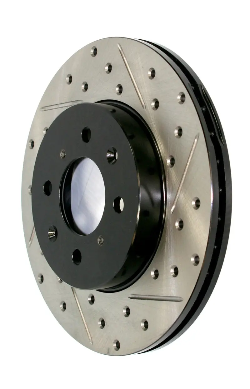 Stoptech 127.62006R Stoptech Sport Drilled/Slotted Brake Rotor; Front Right 1