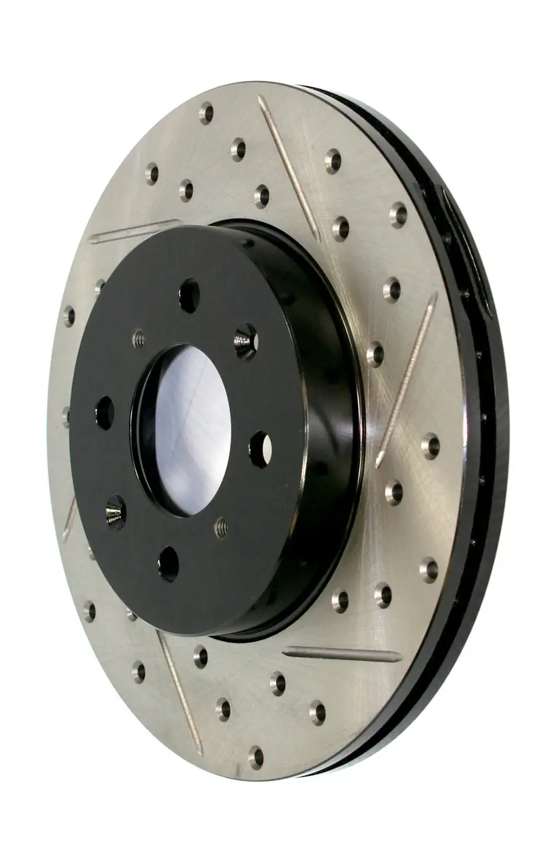 Stoptech Sport Cryo-Treated Front Right Drilled & Slotted Brake Rotor – Model 127.62082Cr 1