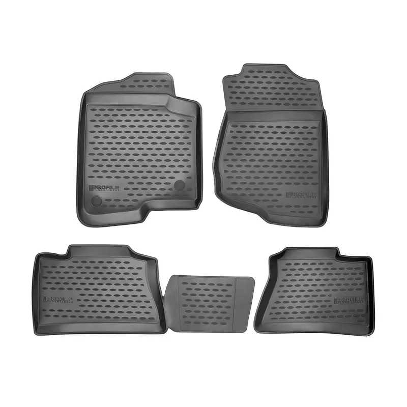 Westin Profile Floor Liners – 4-Piece Set, Black, Designed For Ford F-150 Super Crew Cab 1